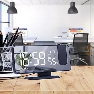 Проекционные часы \ радио будильник \ Гигрометр \ Термометр Настольные at lalafo.kg Проекционные часы \ радио будильник \ Гигрометр \ Термометр Настольные