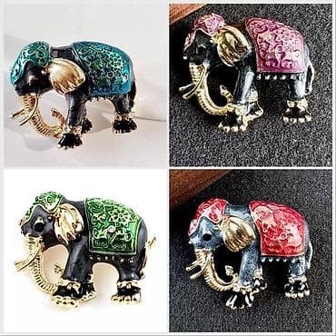 Брошь, значок, мини-слон, маленькая брошка, булавка для воротника at lalafo.kg Брошь, значок, мини-слон, маленькая брошка, булавка для воротника