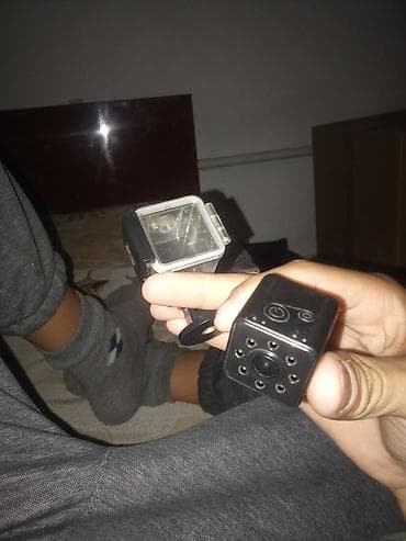 Мини-экшн-камера (кубическая) с инфракрасной подсветкой и комплектом at lalafo.kg Мини-экшн-камера (кубическая) с инфракрасной подсветкой и комплектом