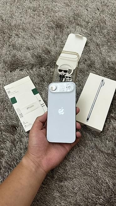 IPhone Air, Б/у, 256 ГБ, Blue Titanium, Чехол, Коробка, 100 % at lalafo.kg IPhone Air, Б/у, 256 ГБ, Blue Titanium, Чехол, Коробка, 100 %