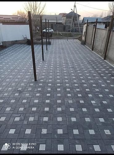 Укладка брусчатки Монтаж, Гарантия, Демонтаж Больше 6 лет опыта at lalafo.kg Укладка брусчатки Монтаж, Гарантия, Демонтаж Больше 6 лет опыта