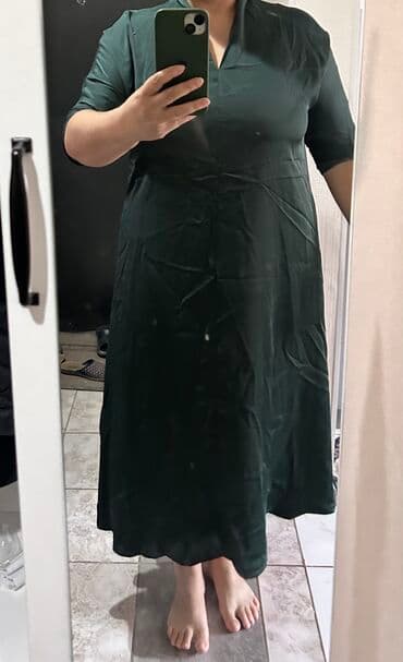 Платье 52 размер одевала 1 раз at lalafo.kg Платье 52 размер одевала 1 раз