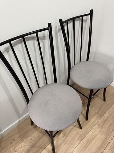 Ашкана үчүн отургуч, Темир, түсү - Кара lalafo.kg да — 2 Ашкана үчүн отургуч, Темир, түсү - Кара — 2