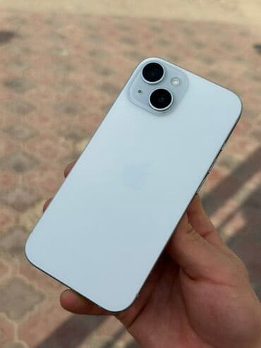 IPhone 15, Б/у, 128 ГБ, Белый, Защитное стекло, 88 % at lalafo.kg IPhone 15, Б/у, 128 ГБ, Белый, Защитное стекло, 88 %