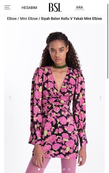 Повседневное платье, Турция, Осень-весна, Короткая модель, Вискоза, Турецкое, S at lalafo.kg Повседневное платье, Турция, Осень-весна, Короткая модель, Вискоза, Турецкое, S