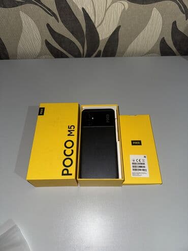 Poco M5, Б/у, 128 ГБ, цвет - Черный, 1 SIM at lalafo.kg Poco M5, Б/у, 128 ГБ, цвет - Черный, 1 SIM