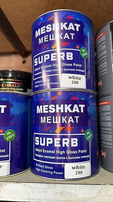 Алкидная эмалевая краска MESHKAT SUPERB - Тип: Alkyd Enamel High at lalafo.kg Алкидная эмалевая краска MESHKAT SUPERB - Тип: Alkyd Enamel High