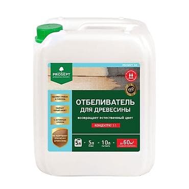ОТБЕЛИВАТЕЛЬ ДЛЯ ДРЕВЕСИНЫ 5Л. PROSEPT 50 – концентрат at lalafo.kg ОТБЕЛИВАТЕЛЬ ДЛЯ ДРЕВЕСИНЫ 5Л. PROSEPT 50 – концентрат