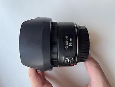 Объектив Canon EF 50mm f/1.8 STM - Классический фикс 50 мм для камер at lalafo.kg Объектив Canon EF 50mm f/1.8 STM - Классический фикс 50 мм для камер
