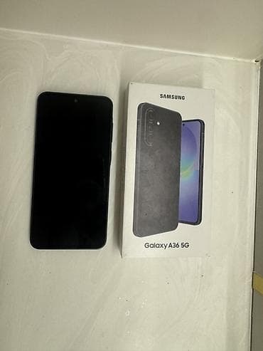 Samsung Galaxy A36 5G, Колдонулган, 128 ГБ, түсү - Кара, 2 SIM lalafo.kg да Samsung Galaxy A36 5G, Колдонулган, 128 ГБ, түсү - Кара, 2 SIM