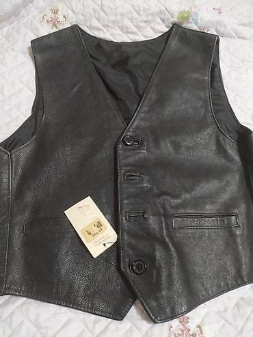 Продается кожан жилет.новый.48р at lalafo.kg Продается кожан жилет.новый.48р