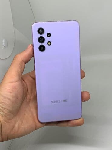 Samsung Galaxy A32, Б/у, 128 ГБ, цвет - Голубой, 2 SIM at lalafo.kg Samsung Galaxy A32, Б/у, 128 ГБ, цвет - Голубой, 2 SIM