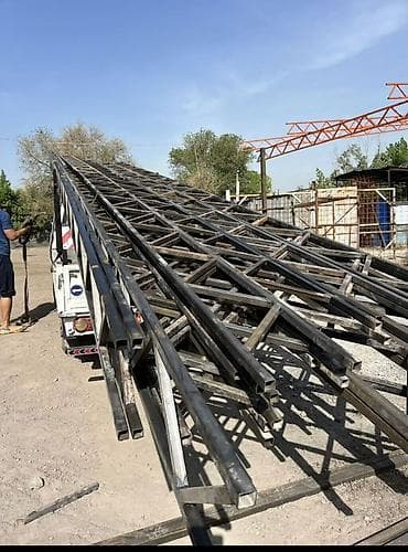 Металлопрокат: круглые трубы: Металлические фермы и профильные трубы - Тип at lalafo.kg — 1 Металлопрокат: круглые трубы: Металлические фермы и профильные трубы - Тип — 1