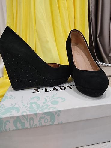 Туфли, 37, ADI, Б/у, цвет - Черный, Самовывоз at lalafo.kg Туфли, 37, ADI, Б/у, цвет - Черный, Самовывоз