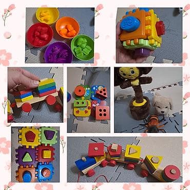 Чатырлар жана үйлөр: Набор развивающих игрушек для малышей В комплекте: - Развивающий lalafo.kg да — 1 Чатырлар жана үйлөр: Набор развивающих игрушек для малышей В комплекте: - Развивающий — 1