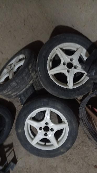 Колеса в сборе R 14, Лето, Б/у, Комплект, Легковые, Литые, отверстий - 4 at lalafo.kg Колеса в сборе R 14, Лето, Б/у, Комплект, Легковые, Литые, отверстий - 4