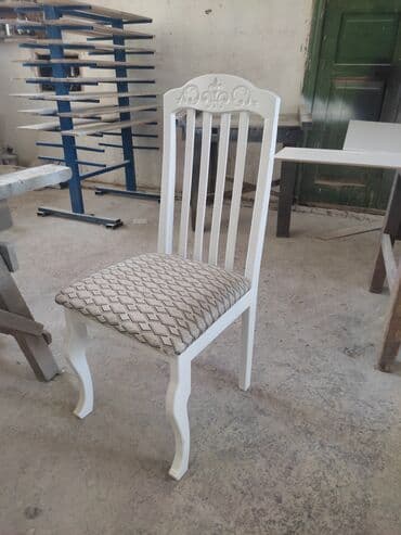 Стул для кафе, ресторанов, Новый, Дерево, цвет - Белый at lalafo.kg Стул для кафе, ресторанов, Новый, Дерево, цвет - Белый