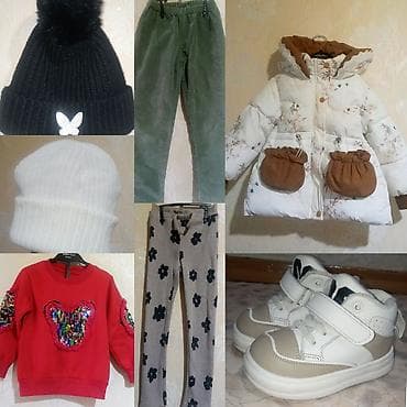 ВСЁ ЗА 1500 сом. Комплект детской одежды для девочки 3–4 лет. Вещи в at lalafo.kg ВСЁ ЗА 1500 сом. Комплект детской одежды для девочки 3–4 лет. Вещи в