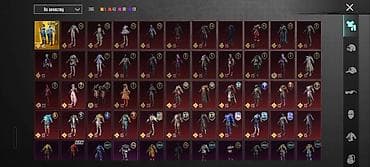 Игровой аккаунт PUBG Mobile с большим количеством редких скинов и at lalafo.kg Игровой аккаунт PUBG Mobile с большим количеством редких скинов и