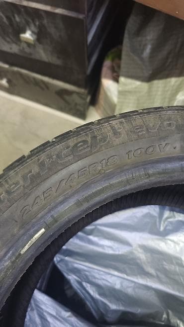 Шины 245 / 45 / R 18, Б/у, Легковые, Hankook at lalafo.kg Шины 245 / 45 / R 18, Б/у, Легковые, Hankook