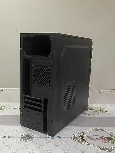 Корпус ПК, Б/у, ATX, цвет - Черный at lalafo.kg Корпус ПК, Б/у, ATX, цвет - Черный