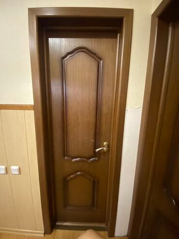 Срочно Продаю межкомнатную дверь. Материал МДФ и шпон . 1 шт - 60 х at lalafo.kg Срочно Продаю межкомнатную дверь. Материал МДФ и шпон . 1 шт - 60 х