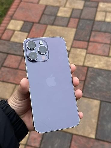 IPhone 14 Pro Max, Б/у, 128 ГБ, Deep Purple, Защитное стекло, 79 % at lalafo.kg IPhone 14 Pro Max, Б/у, 128 ГБ, Deep Purple, Защитное стекло, 79 %