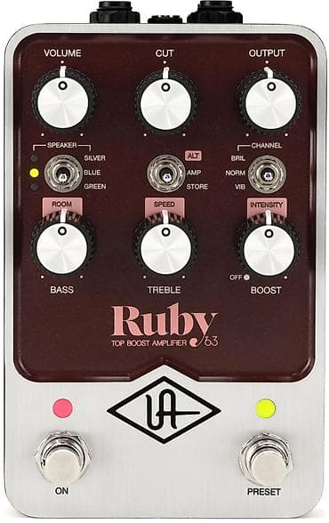 UNIVERSAL AUDIO UAFX Ruby '63 Top Boost Amplifier Абсолютно новая lalafo.kg да UNIVERSAL AUDIO UAFX Ruby '63 Top Boost Amplifier Абсолютно новая