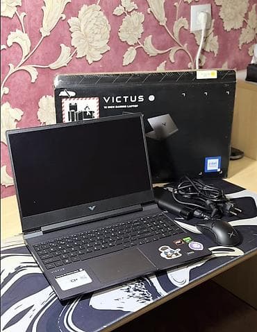Игровой ноутбук HP Victus 15 Характеристики: - Экран 15.6", тонкие lalafo.kg да Игровой ноутбук HP Victus 15 Характеристики: - Экран 15.6", тонкие