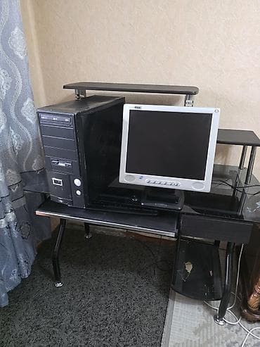Стационарный компьютер с монитором и периферией, а также компьютерный at lalafo.kg Стационарный компьютер с монитором и периферией, а также компьютерный