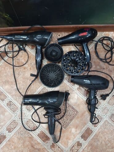 Набор фенов для укладки волос + насадки-диффузоры. Состав: - 2 фена at lalafo.kg Набор фенов для укладки волос + насадки-диффузоры. Состав: - 2 фена