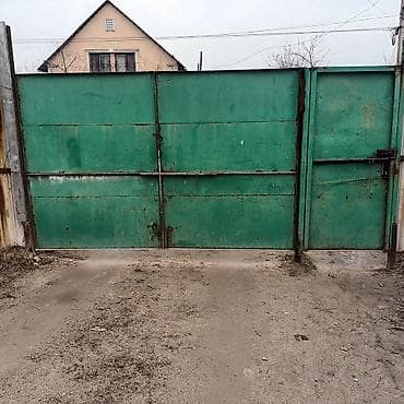 Металлические распашные ворота с калиткой - Конструкция at lalafo.kg Металлические распашные ворота с калиткой - Конструкция