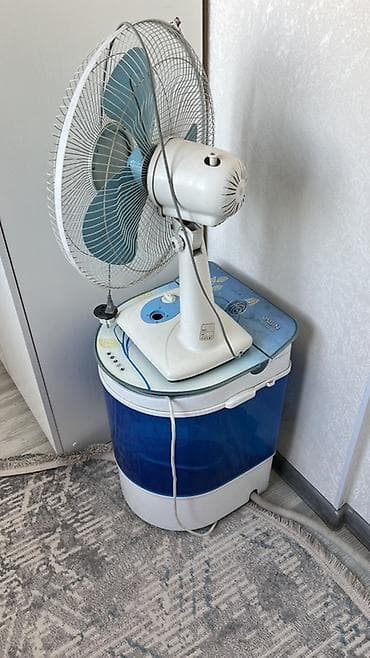 Напольный вентилятор с поворотной головой - Классическая модель с at lalafo.kg Напольный вентилятор с поворотной головой - Классическая модель с