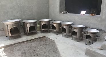 Промышленные казаны с печами (мангальными постаментами) для lalafo.kg да Промышленные казаны с печами (мангальными постаментами) для
