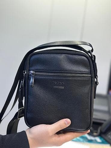 Мужская сумка через плечо BOSS (HUGO BOSS) - Материал: черная at lalafo.kg — 3 Мужская сумка через плечо BOSS (HUGO BOSS) - Материал: черная — 3
