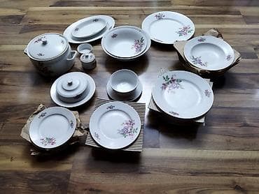 Столовый сервиз Thun (TK), Чехословакия. - Материал: тонкий фарфор. - at lalafo.kg Столовый сервиз Thun (TK), Чехословакия. - Материал: тонкий фарфор. -