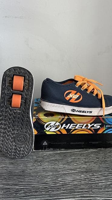 Кеды-ролики Heelys X2, оригинал, (двухколёсные). Размер 34 (на стопу lalafo.kg да Кеды-ролики Heelys X2, оригинал, (двухколёсные). Размер 34 (на стопу