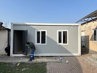 Модульный контейнерный дом/офис из сэндвич‑панелей Размеры от : 6/3 at lalafo.kg Модульный контейнерный дом/офис из сэндвич‑панелей Размеры от : 6/3