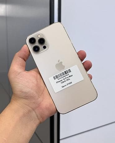 IPhone 12 Pro Max, Б/у, 128 ГБ, Matte Gold, Защитное стекло, Чехол, В рассрочку, 78 % at lalafo.kg IPhone 12 Pro Max, Б/у, 128 ГБ, Matte Gold, Защитное стекло, Чехол, В рассрочку, 78 %