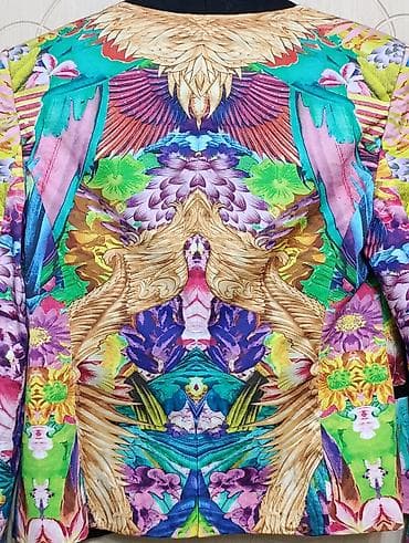 Жакет из чистого гладкого хлопка, орнамент в стиле D&G, пуговицы at lalafo.kg — 4 Жакет из чистого гладкого хлопка, орнамент в стиле D&G, пуговицы — 4