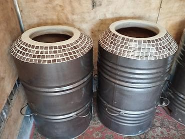 Тандыр в металлическом кожухе - Тип: переносной тандыр (вертикальная at lalafo.kg Тандыр в металлическом кожухе - Тип: переносной тандыр (вертикальная