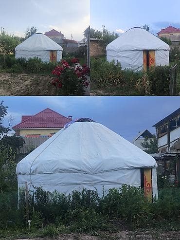Юрта традиционного типа. - Диаметр примерно 5–6 м (визуально 4–6 at lalafo.kg Юрта традиционного типа. - Диаметр примерно 5–6 м (визуально 4–6