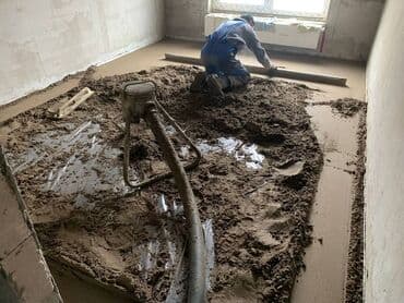 Стяжка Гарантия, Бесплатная консультация, Монтаж 3-5 лет опыта at lalafo.kg Стяжка Гарантия, Бесплатная консультация, Монтаж 3-5 лет опыта