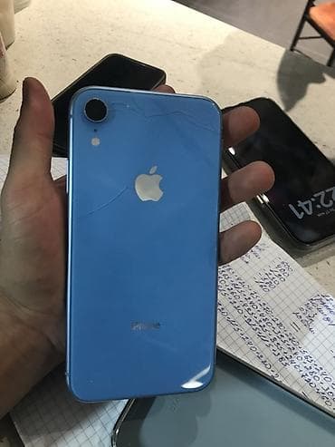 IPhone Xr, Б/у, 128 ГБ, Голубой, 80 % at lalafo.kg IPhone Xr, Б/у, 128 ГБ, Голубой, 80 %