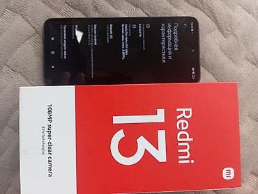 Redmi, Redmi 13, Новый, 256 ГБ, цвет - Черный, 2 SIM at lalafo.kg Redmi, Redmi 13, Новый, 256 ГБ, цвет - Черный, 2 SIM