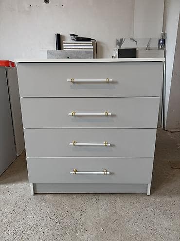 Комод для одежды, Новый, Без зеркала, ЛДСП, цвет - Белый, Серый, Бежевый, Самовывоз, Платная доставка at lalafo.kg Комод для одежды, Новый, Без зеркала, ЛДСП, цвет - Белый, Серый, Бежевый, Самовывоз, Платная доставка