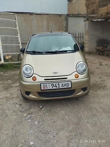 Daewoo Matiz: 2007 г., 0.8 л, Ручные, Бензин, Седан at lalafo.kg Daewoo Matiz: 2007 г., 0.8 л, Ручные, Бензин, Седан