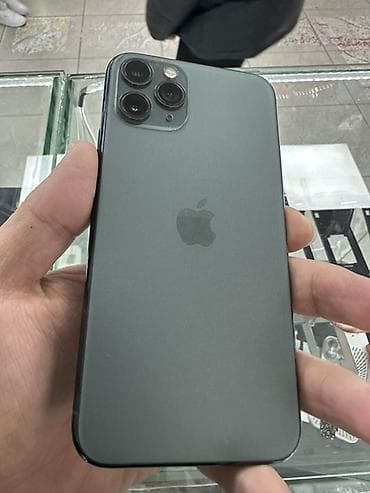 IPhone 11 Pro, Б/у, 64 ГБ, Matte Midnight Green at lalafo.kg IPhone 11 Pro, Б/у, 64 ГБ, Matte Midnight Green