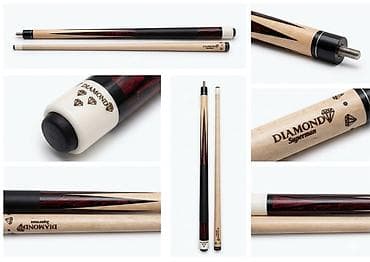 Бильярдный кий Diamond “Superman”, разборный, 2 части at lalafo.kg Бильярдный кий Diamond “Superman”, разборный, 2 части