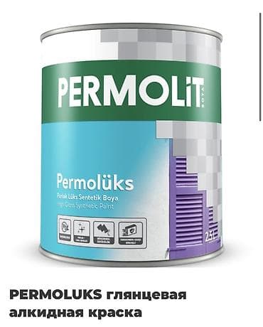 PERMOLIT Permolüks — глянцевая алкидная краска высокого блеска для lalafo.kg да PERMOLIT Permolüks — глянцевая алкидная краска высокого блеска для